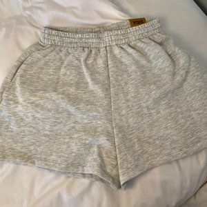 VS Pink gray sweat shorts Size M NWT